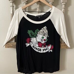 Living Doll Monochrome Contrast Top
